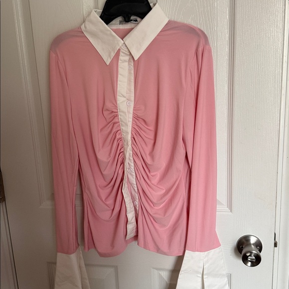 Pink & White Long Sleeve Top - Picture 3 of 4